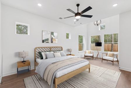 New construction Single-Family house 1736 Howler Wy, Todd Mission, TX 77316 plan The Dandelion - image 9