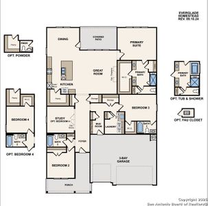 New construction Single-Family house 4502 Yoakum Vly, Schertz, TX 78108 Everglade - 2470- photo 0