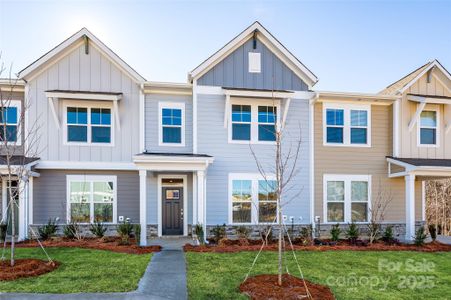 New construction Townhouse house 10513 Boudreaux St, Huntersville, NC 28078 The Gardengate- photo 0