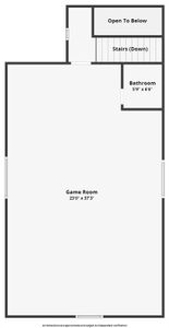 Game room floor plan