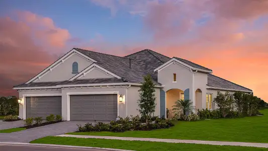 New construction Duplex house 2618 Paradise Plum Dr, Sarasota, FL 34240 plan Tidewater 2 - image