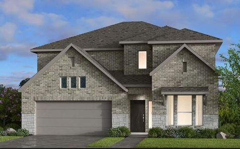 New construction Single-Family house 21922 Tamworth Hollow Trl, Cypress, TX 77433 plan Saffron - image