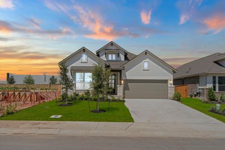 New construction Single-Family house 1413 Corduroy Ln, Georgetown, TX 78633 plan Asherton - image