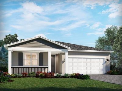 New construction Single-Family house 6456 Nw Cloverdale Avenue, Port Saint Lucie, FL 34987 Emilia- photo 0