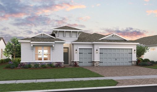 New construction Single-Family house 10313 Nw Field Flower Trail, Port Saint Lucie, FL 34987 Carver- photo 0