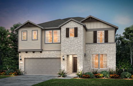 The Sweetwater, a two-story home with 2-car garage, shown with Home Exterior 40