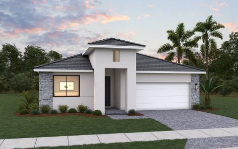 New construction Single-Family house 6873 Nw Glynlea Blvd, Port St. Lucie, FL 34987 plan Sorrento - image