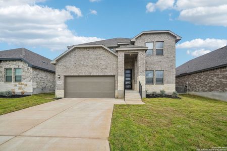 New construction Single-Family house 12719 Tegea Pass, San Antonio, TX 78245 The Legacy (C453)- photo 0 0