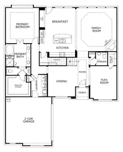 New construction Single-Family house 12529 Yellowstone St, Godley, TX 76044 plan Concept 2972 - image 3