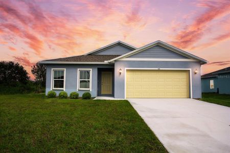 New construction Single-Family house 441 Grant Blvd, Lehigh Acres, FL 33974 plan Sanibel - image