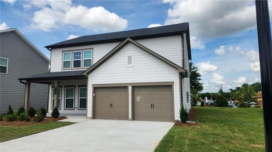 New construction Single-Family house 2162 Boxwood Circle Se, Conyers, GA 30094 Baker Homeplan- photo 0