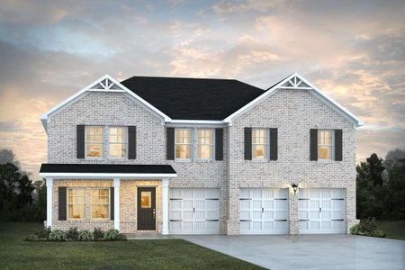 New construction Single-Family house 1673 Fuma Leaf Wy, Mcdonough, GA 30253 Walker- photo 0