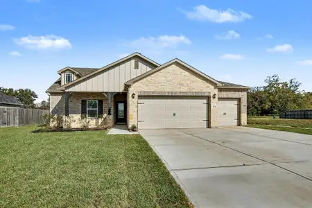 New construction Single-Family house 414 Wellshire Dr, West Columbia, TX 77486 plan Caldwell - image