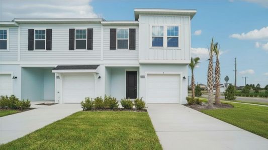 New construction Townhouse house 6844 Holcombe Down Dr, Zephyrhills, FL 33541 plan Leila II - image