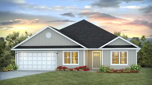 New construction Single-Family house 1200 Dustin Aaron Ln, Baker, FL 32531 plan The Sawyer - image