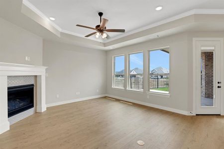 New construction Single-Family house 6121 Villaggio Wy, Fort Worth, TX 76132 Portico- photo 10 10