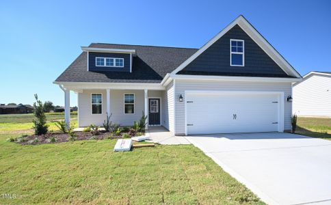 New construction Single-Family house 123 Johnson Ridge Way, Four Oaks, NC 27524 Southern Grace- photo 0