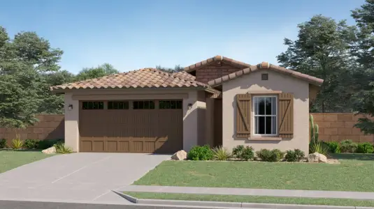 New construction Single-Family house 17118 W Swayback Pass, Surprise, AZ 85387 plan Lewis Plan 3575 - image