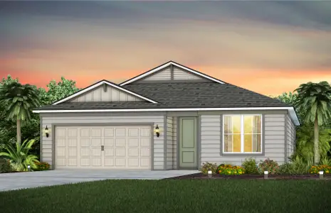 New construction Single-Family house 1285 Ribbon Pl, Palm Coast, FL 32164 plan Highgate - image