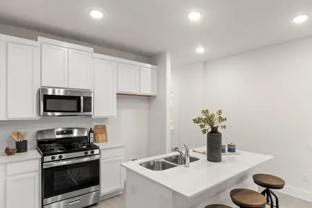 New construction Townhouse house 803 White Steppe Wy, Georgetown, TX 78626 plan Brazos - image