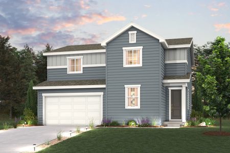 New construction Single-Family house 308 Overlook Ave, Lochbuie, CO 80603 plan The Powell - image