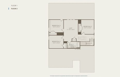 Keller Floor Plan, Quick Move-In Home, Floor 2