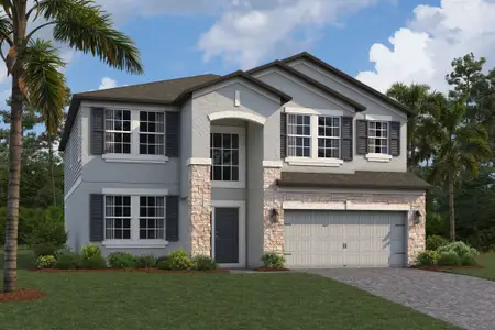 New construction Single-Family house 5950 Newberry Pines Ave, Wesley Chapel, FL 33545 plan Sonoma II - image