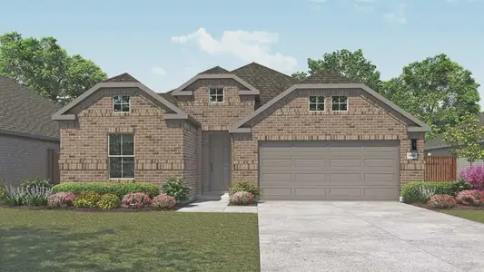 New construction Single-Family house 25808 Jasmine Sprig Ln, Elgin, TX 78621 plan Mahogany - image