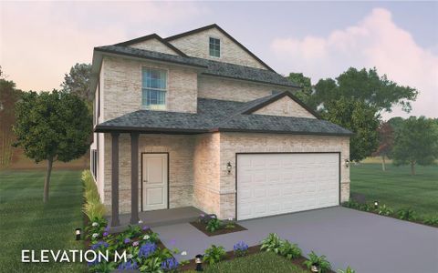 New construction Single-Family house 13009 Blue Flora Dr, Texas City, TX 77568 Hickory- photo 0