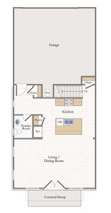 New construction Townhouse house 1500 Spruce Dr, Conyers, GA 30094 plan Eastmore - image 3