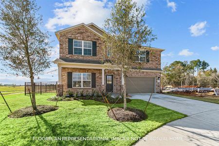 New construction Single-Family house 22680 Hackberry Leaf Dr, New Caney, TX 77357 Columbus- photo 0