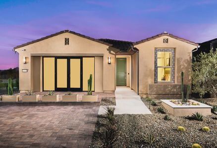 New construction Single-Family house 12971 W Eagle Feather Rd, Peoria, AZ 85383 plan Aspire Elevation A - image