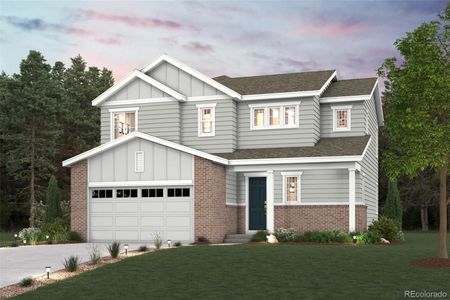 New construction Single-Family house 1349 Brookfield Place, Erie, CO 80026 Larkspur- photo 0