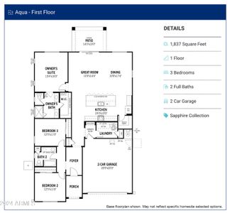 New construction Single-Family house 4083 W Eli Dr, San Tan Valley, AZ 85142 Aqua- photo 23 23