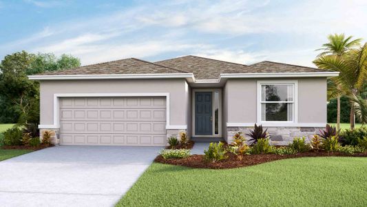 New construction Single-Family house 17430 Pleasantview Blvd, Land O' Lakes, FL 34638 null- photo 0