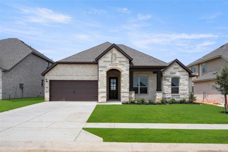 New construction Single-Family house 1020 Moss Grove Trail, Justin, TX 76247 Donnington- photo 0