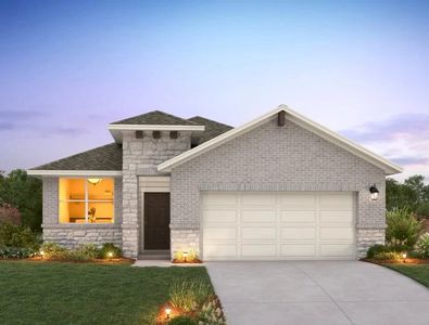 New construction Single-Family house 1049 Sienna Bear Rd, Georgetown, TX 78633 plan Brodie - image