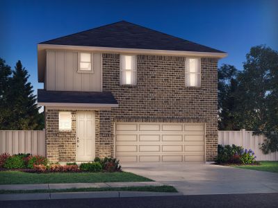 New construction Single-Family house 509 Wild Spur Ln, Liberty Hill, TX 78642 plan The Bryce (375) - image
