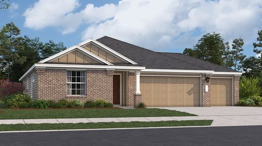 New construction Single-Family house 2232 Devine Lake Bnd, Leander, TX 78641 Catesby- photo 0