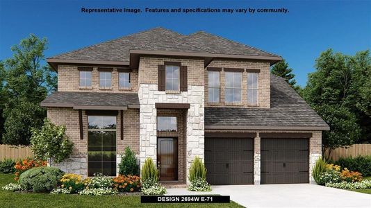 New construction Single-Family house 104 Monrovia Way, Liberty Hill, TX 78642 null- photo 0 0