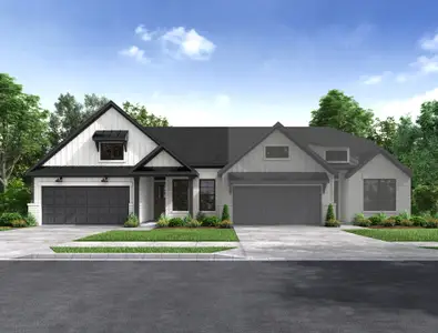 New construction Duplex house 4003 Meridiana Pkwy, Iowa Colony, TX 77583 plan Messina - image