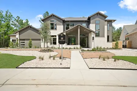 New construction Single-Family house 1938 Barrow Wy, Montgomery, TX 77316 plan Messina - image