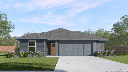 New construction Single-Family house 358 Denali Dr, Kyle, TX 78640 plan The Easton - image