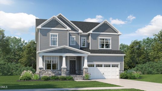 New construction Single-Family house 175 Canyon Gap Wy, Raleigh, NC 27610 plan Eastman III - image
