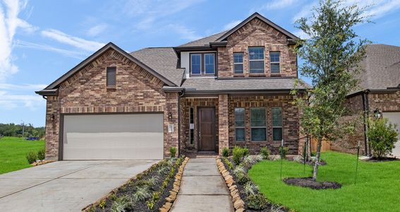 New construction Single-Family house 411 Aztec Cave Drive, New Caney, TX 77357 - photo 0