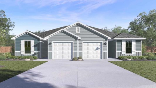 New construction Townhouse house 207 A Harrison Xing, Uhland, TX 78640 - image