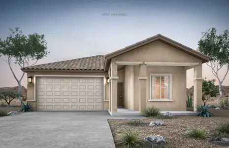 New construction Single-Family house 16490 N Ibis Wy, Maricopa, AZ 85138 plan Lavender - image