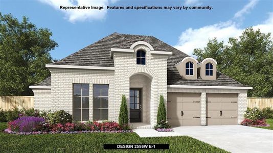 New construction Single-Family house 917 Violet Sunset Dr, Georgetown, TX 78628 Design 2586W- photo 0