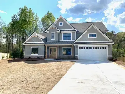 New construction Single-Family house 461 Spring Creek Dr, Monroe, GA 30655 plan (GA) Kirkland A.1 2 Front Entry - image