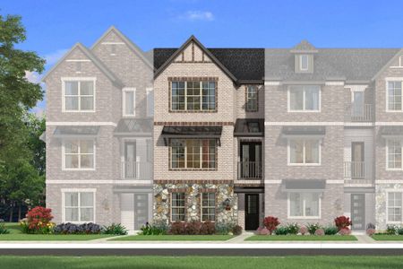 New construction Townhouse house 8167 Challenger Ln, Frisco, TX 75034 Jamestown- photo 0